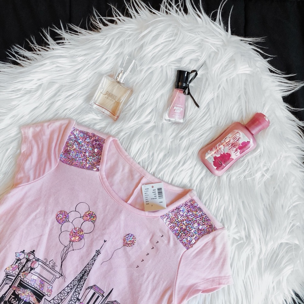 GIRL'S 'PARIS' JUSTICE SHIRT